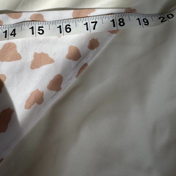 NWT Blush & Fluff Strawberry Cow Print Dog Bandana, White and Pink, Size M - Picture 15 of 16